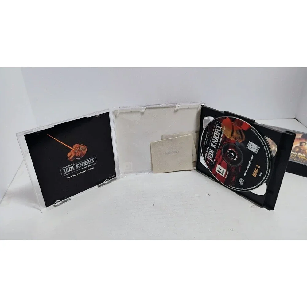 STAR WARS PC 5 GAME LOT KOTOR JEDI OUTCAST TIE FIGHTER MYSTERIES OF THE SITH ETC